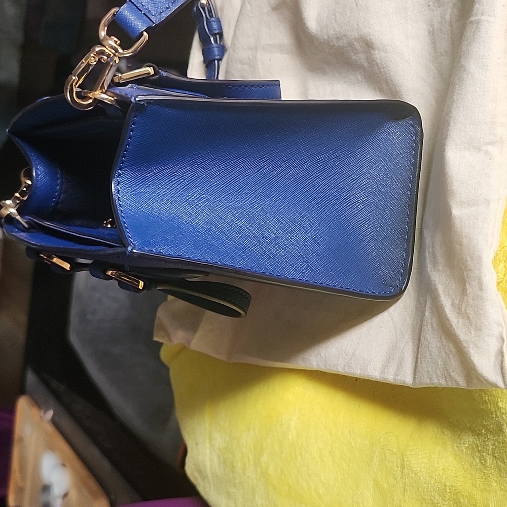 Tory Burch Blue Satchel New - Picture 5 of 8